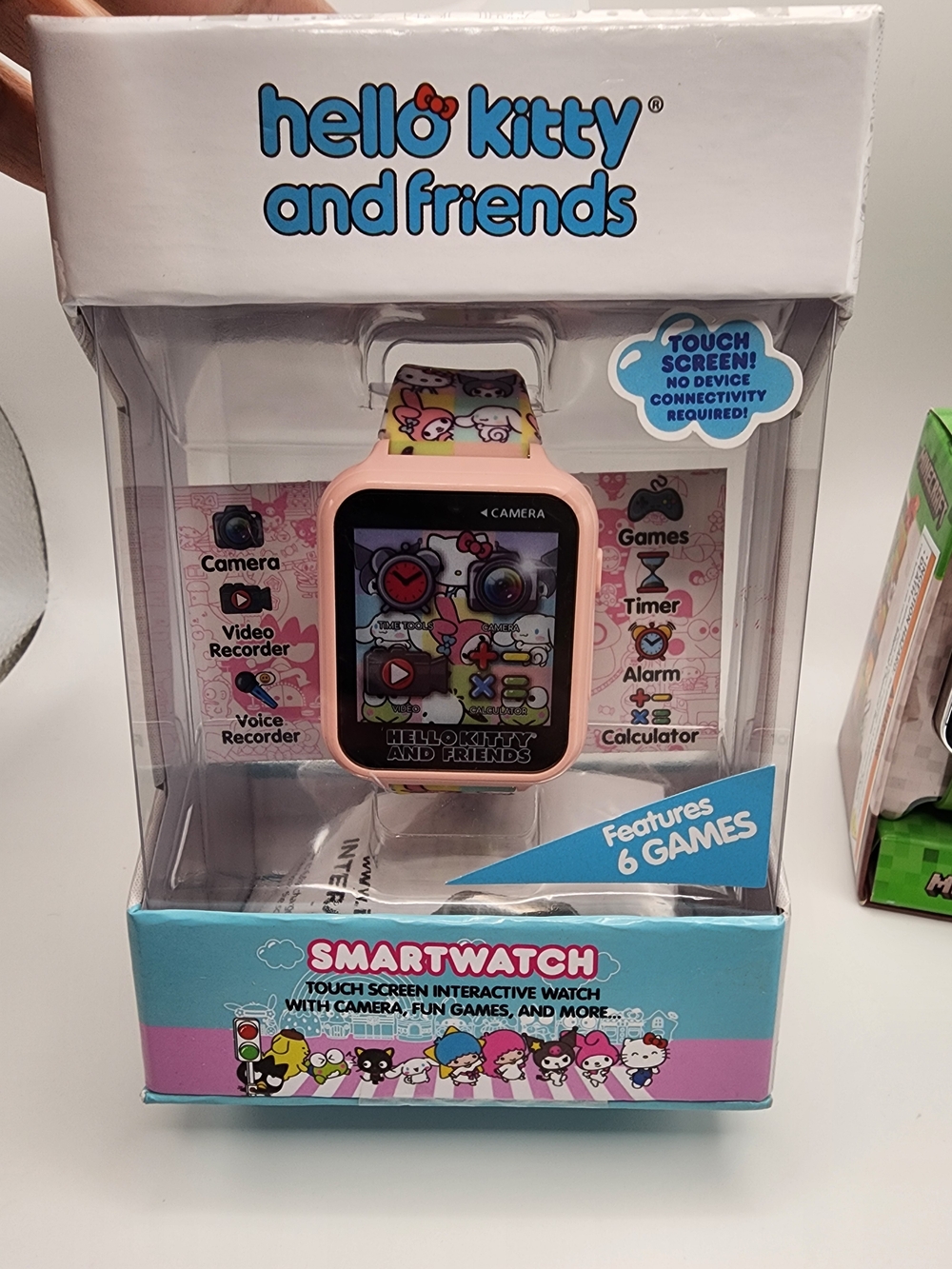 Hello Kitty Pink Kids Smartwatch - Interactive Touchscreen